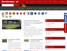 Tablet Screenshot of bundesliga.pl